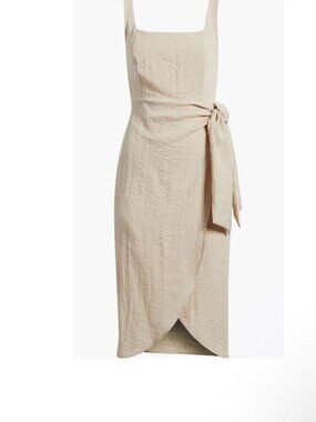 Faux wrap dress